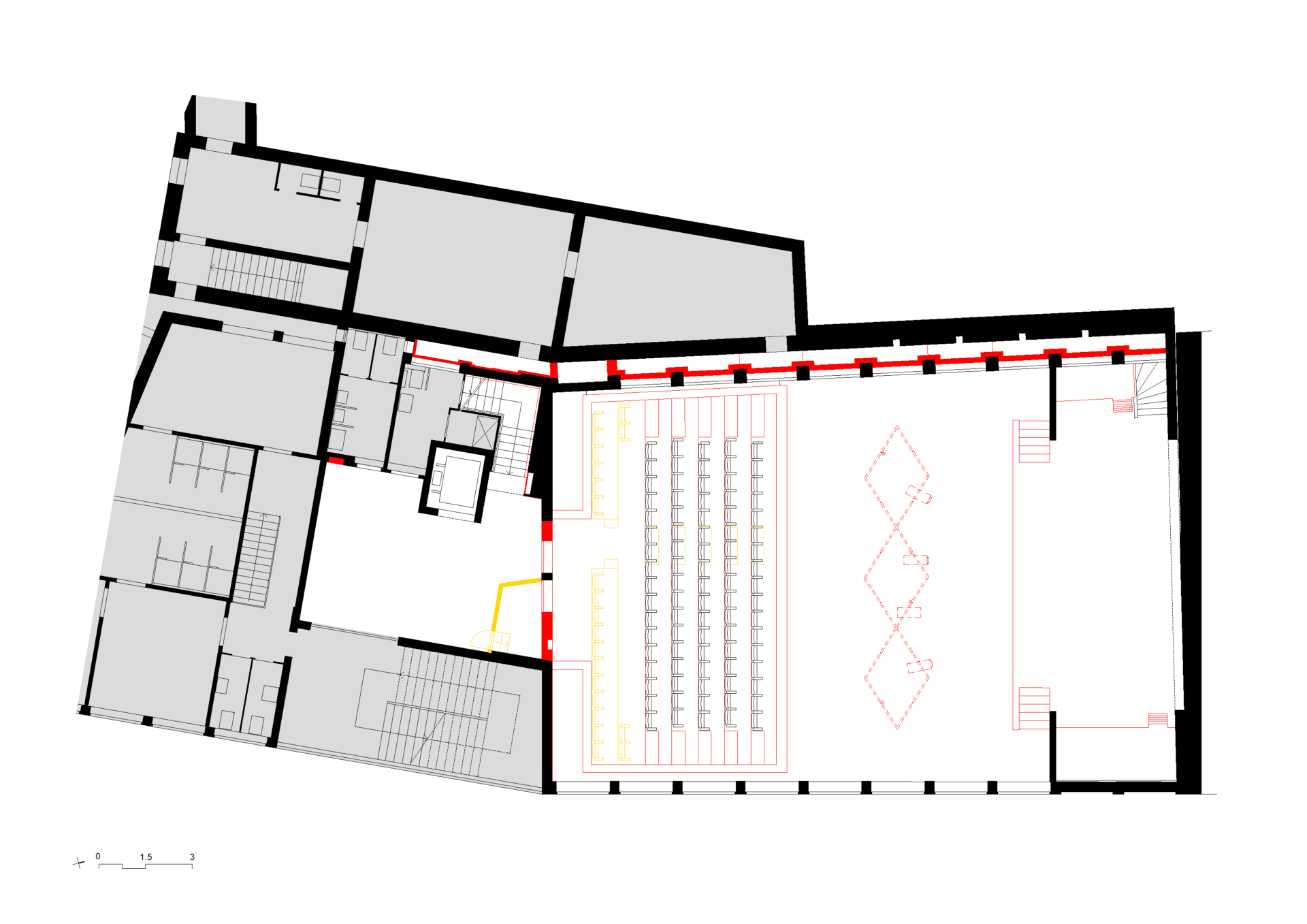 First underground floor